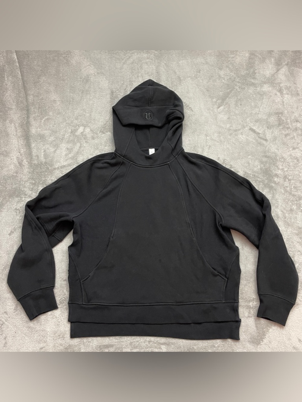 Lululemon Scuba Oversized Side-Slit Hoodie Size M/L Black